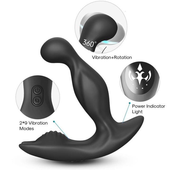 ARMONY - BAT KING VIBRATOR ANAL PROSTATE ROTATOR - REMOTE CONTROL