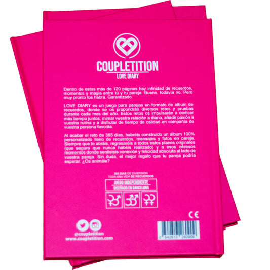 LOVE DIARY – 12 Monate voller Challenges, Spiele & Dates für Paare