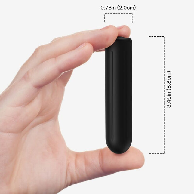 ARMONY - BOLA VIBRADORA WARHEAD NEGRA 2 CM x 8.8 CM