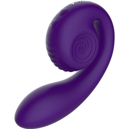 VIBRADOR DE CARACOL - ESTIMULADOR DOBLE GIZI ROSA