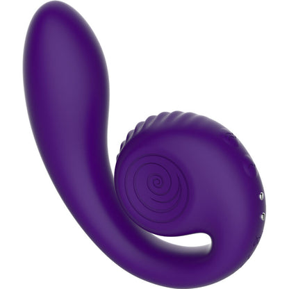 VIBRADOR DE CARACOL - ESTIMULADOR DOBLE GIZI ROSA
