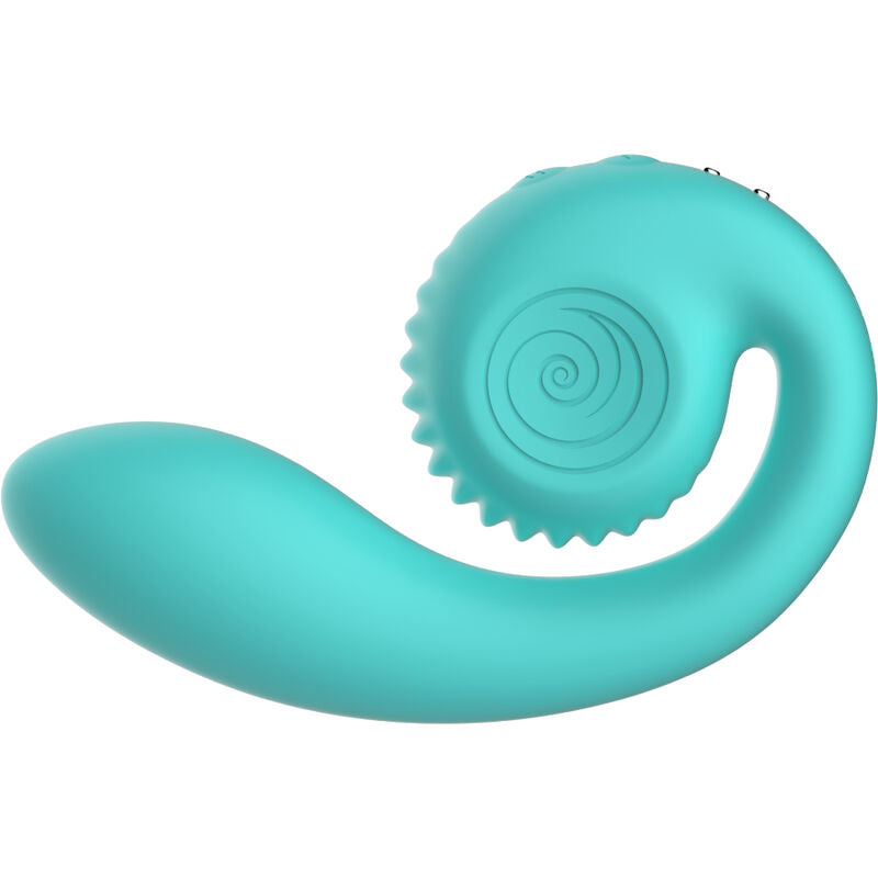VIBRADOR DE CARACOL - ESTIMULADOR DOBLE GIZI ROSA