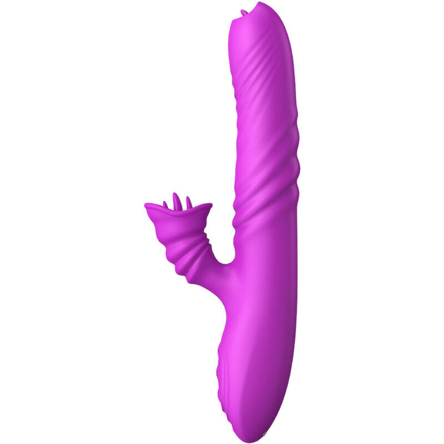 ARMONY - ANGELIA MULTIFUNCTIONAL VIBRATOR DOUBLE TONGUE PURPLE HEAT EFFECT