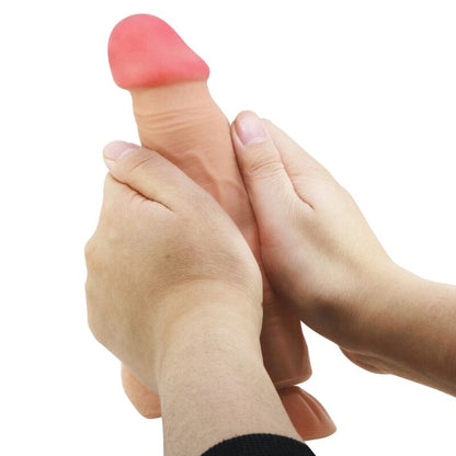 PRETTY LOVE - DILDO REALISTA SERIE PIEL DESLIZANTE CON VENTOSA DE CONTROL REMOTO PIEL DESLIZANTE 21.8 CM