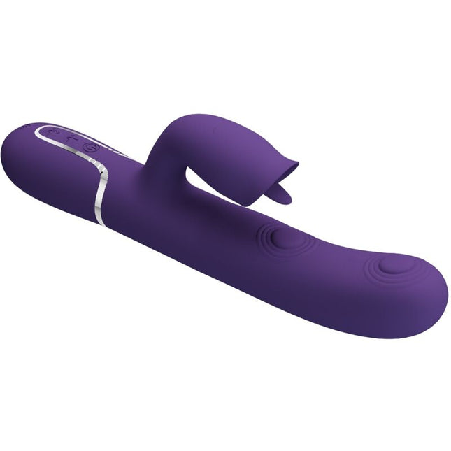 PRETTY LOVE - RABBIT VIBRATOR WITH PURPLE LICK
