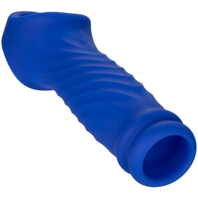 CALEXOTICS - FUNDA PARA PENE ADMIRAL WAVE DE SILICONA LÍQUIDA AZUL