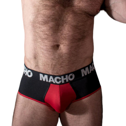 MACHO - MS26N BRIEFS BLACK/RED S