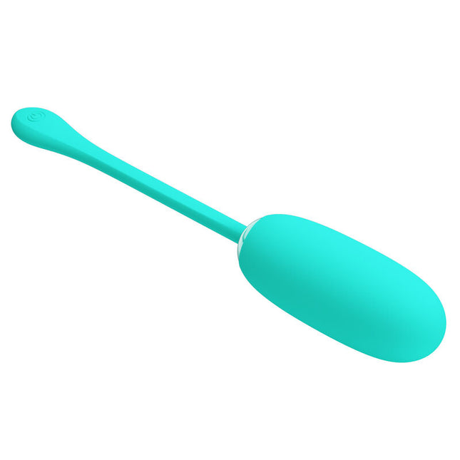 PRETTY LOVE - JULIUS WATERPROOF, RECHARGEABLE VIBRATOR AQUA GREEN