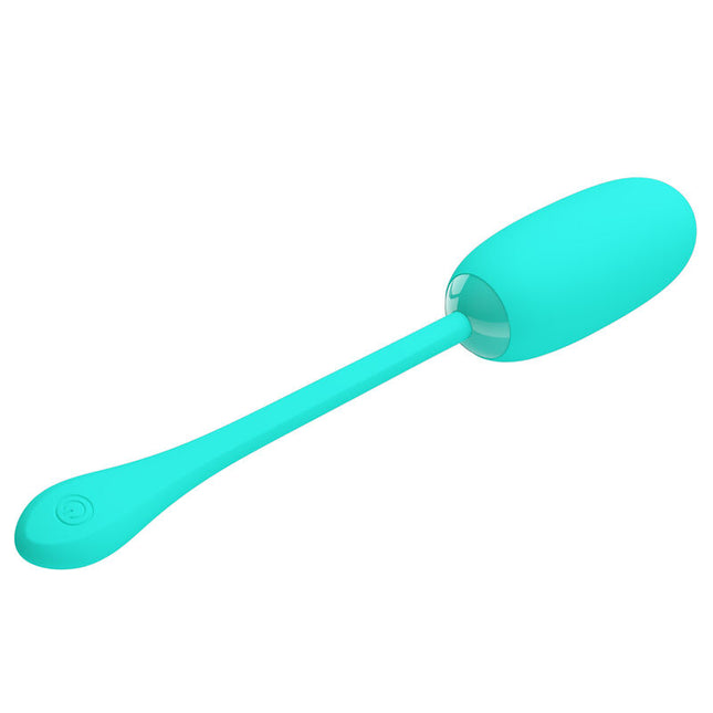 PRETTY LOVE - JULIUS WATERPROOF, RECHARGEABLE VIBRATOR AQUA GREEN
