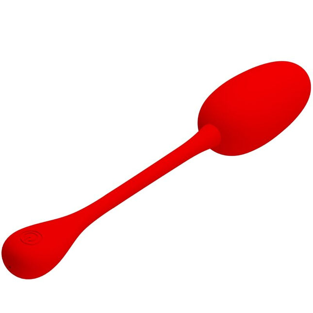 PRETTY LOVE - HUEVO VIBRADOR RECARGABLE ROJO KNUCKER