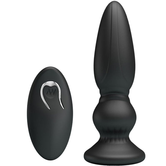 MR PLAY - POWERFUL VIBRATOR WITH REMOTE CONTROL, ANAL PLUG