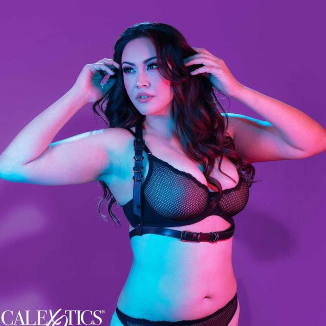CALEXOTICS - ARNÉS CON HEBILLA EUPHORIA TALLA GRANDE NEGRO