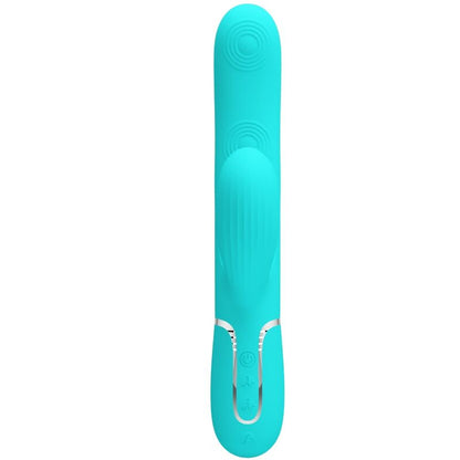 PRETTY LOVE - PERLITA MULTIFUNCTIONAL 3-IN-1 G-SPOT VIBRATOR AQUA GREEN