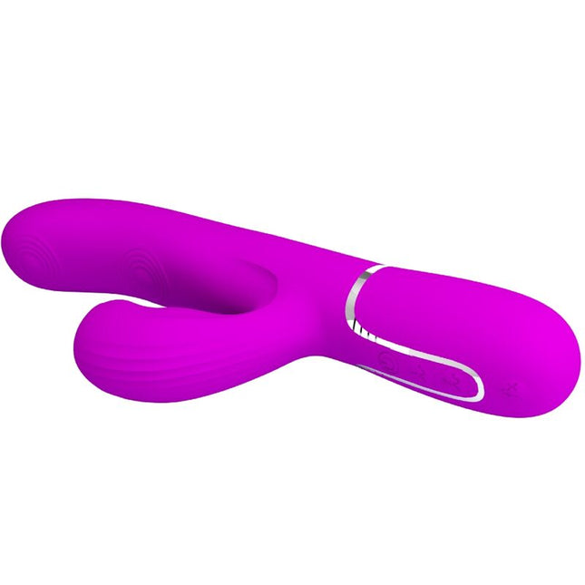 PRETTY LOVE - VIBRADOR MULTIFUNCIONAL 3 EN 1 DEL PUNTO G PERLITA