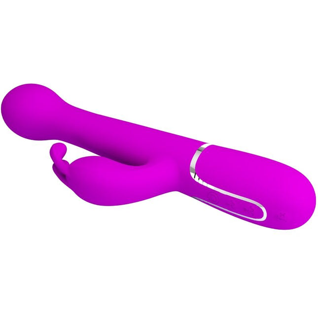 PRETTY LOVE - VIBRADOR DEJON RABBIT 3 EN 1 MULTIFUNCIÓN VIOLETA