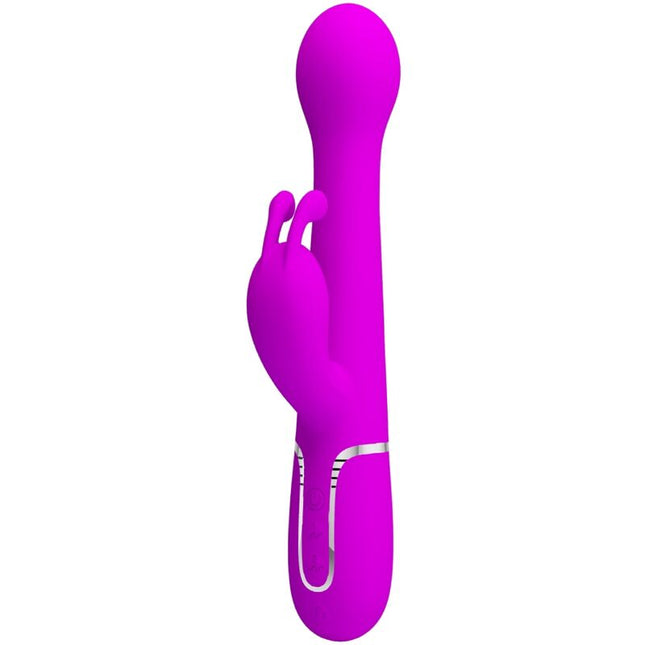 PRETTY LOVE - VIBRADOR DEJON RABBIT 3 EN 1 MULTIFUNCIÓN VIOLETA