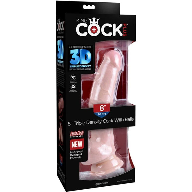 KING COCK - DENSITY DILDO - 18.4 CM 