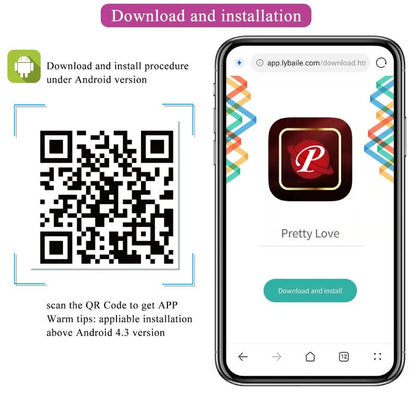 PRETTY LOVE - BAIRD G-SPOT 12 VIBRATIONEN LILA APP