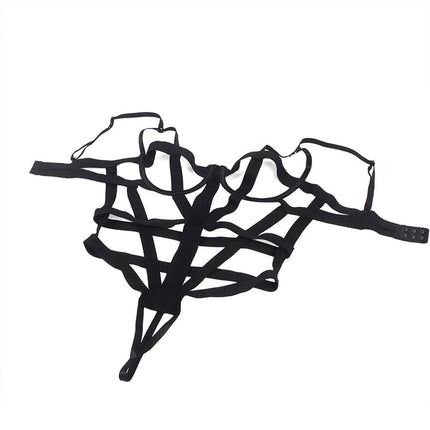 SUBBLIME - SEXY BODYSUIT WITH CUTOUTS BLACK S/M