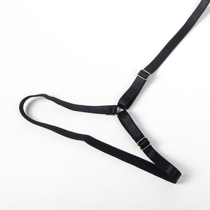 Verführerisches Schwarzes Polizei-Dessous mit Spitze - SUBBLIME