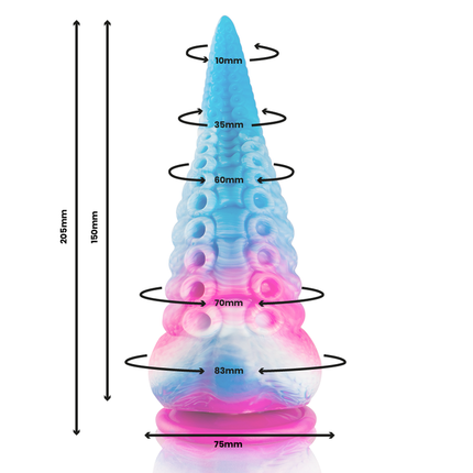 EPIC - PHORCY'S BLUE TENTACLE DILDO, LARGE SIZE