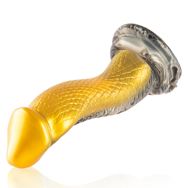 ÉPICO - DILDO DRAKON COBRA AMARILLO