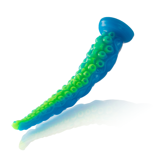 EPIC - SCYLLA FLUORESCENT THIN TENTACLE DILDO, SMALL SIZE