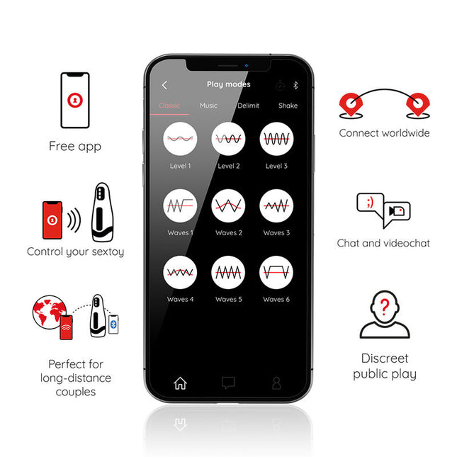 ONINDER - SEOUL MÄNNLICHER MASTURBATOR MIT 10 GESCHWINDIGKEITEN - KOSTENLOSE APP