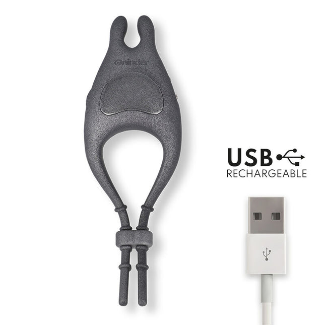 ONINDER - PAMPA EINSTELLBARER VIBRATORRING MIT KLITORISSTIMULATOR 10 GESCHWINDIGKEITEN - KOSTENLOSE APP