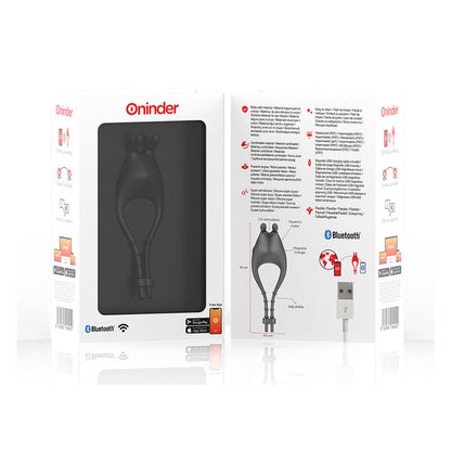 ONINDER - PAMPA EINSTELLBARER VIBRATORRING MIT KLITORISSTIMULATOR 10 GESCHWINDIGKEITEN - KOSTENLOSE APP