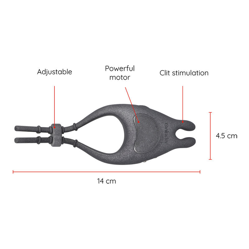 ONINDER - PAMPA EINSTELLBARER VIBRATORRING MIT KLITORISSTIMULATOR 10 GESCHWINDIGKEITEN - KOSTENLOSE APP