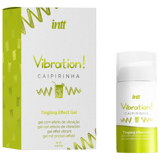 INTT - PODEROSO GEL VIBRADOR LÍQUIDO ÍNTIMO CAIPIRINHA 15 ML