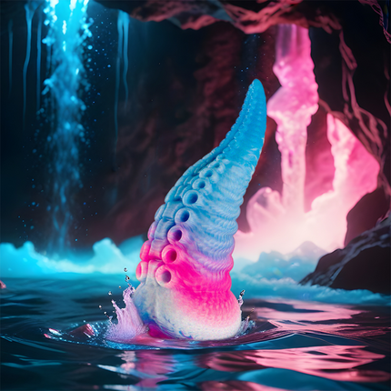 EPIC - PHORCY'S BLUE TENTACLE DILDO, LARGE SIZE