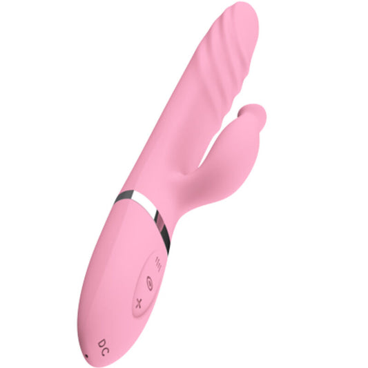 ARMONY - VIBRATOR & STOßUNG MIT ROSA WRMEEFFEKT-ZUNGE