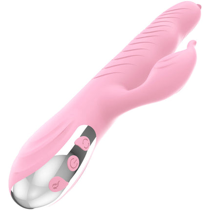 ARMONY - MARCIA VIBRADOR Y EMPUESTO Doble Lengua Efecto Calor Rosa