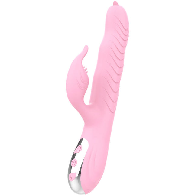 ARMONY - MARCIA VIBRATOR &amp; THrusting Double Tongue Heat Effect Pink