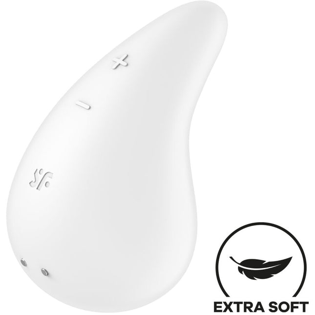 PLACE THE SATISFYER - DEW DROP VIBRATOR ON TOP