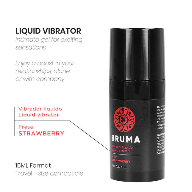 BRUMA - VIBRADOR LÍQUIDO ULTRA LUBRICANTE FRESA 15 ML