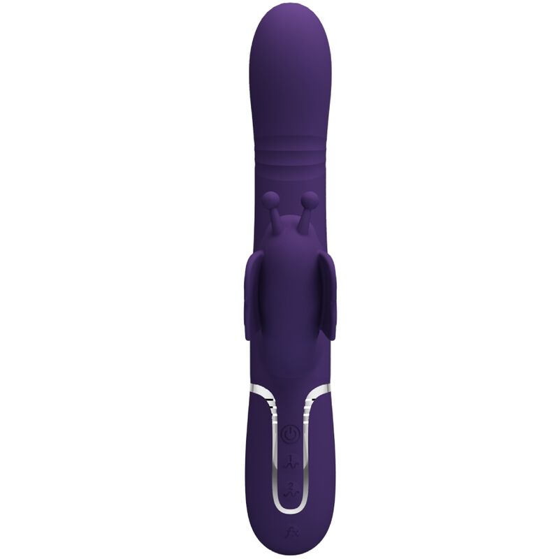 MULTIFUNKTIONS RABBIT-VIBRATOR 4 IN 1 SCHMETTERLING