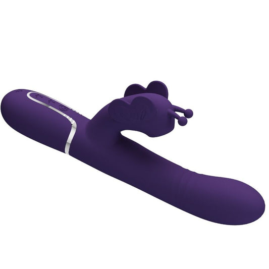 MULTIFUNKTIONS RABBIT-VIBRATOR 4 IN 1 SCHMETTERLING