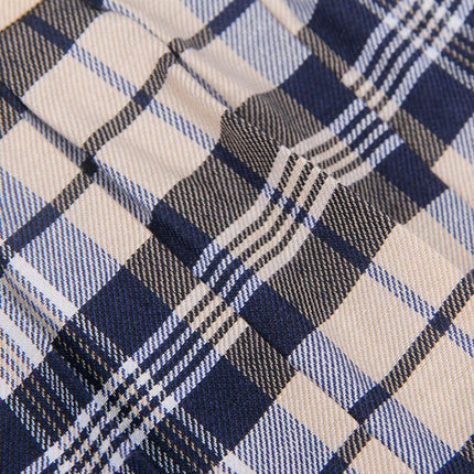 Seductive schoolgirl set: top &amp; plaid skirt