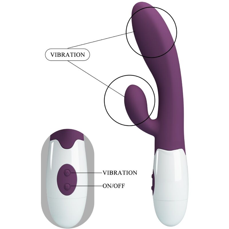 ALVIS RABBIT VIBRATOR & G-PUNKT - LILA