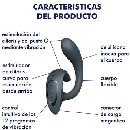 SATISFYER - G FOR GODDESS 1 VIBRADOR CONEJO BLANCO