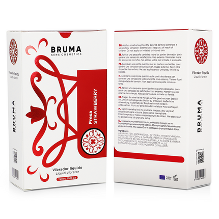 BRUMA - LIQUID VIBRATOR ULTRA LUBRICANTING STRAWBERRY 15 ML