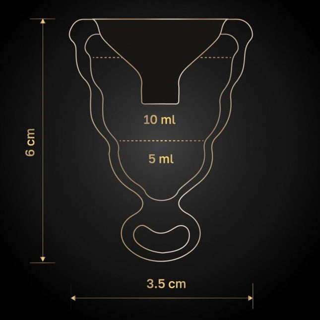 G-VIBE - GCUP SCHWARZE MENSTRUATIONSTASSE