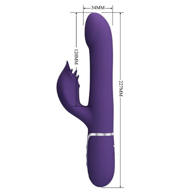 ZALIN RABBIT VIBRATOR 4 IN 1 LILA