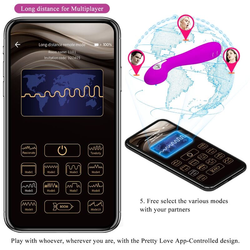 HECTOR ELEKTROSCHOCK-VIBRATOR - MIT APP