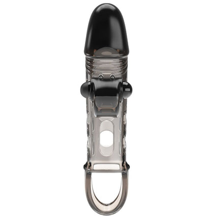 Verlängerte Lust - Elastischer Vibrationskäfig in Schwarz