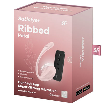 SATISFYER - RIBBED PETAL G POINT FERNBEDIENUNG STIMULATOR ROSE KOSTENLOSE APP