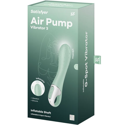 SATISFYER - AIR PUMP VIBRATOR 3 AUFBLASBARER G-PUNKT MINT